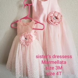 Pink tulle dress